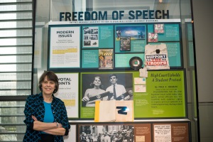 At the Newseum in DC....Thanks for a great photo, Maria Bryk! 